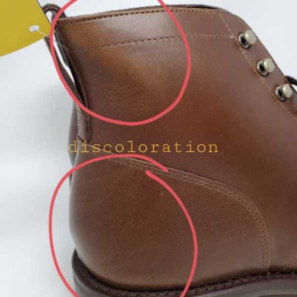 New men's 12 J Crew Kenton leather cap toe boots - Picture 4 of 15